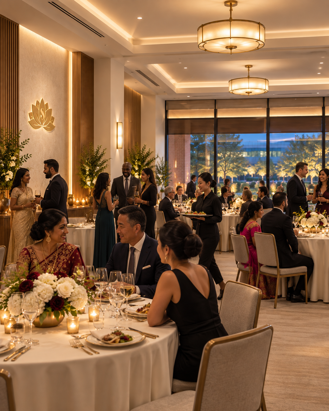 Illustrative evening celebration in the proposed Sundara Hall ballroom