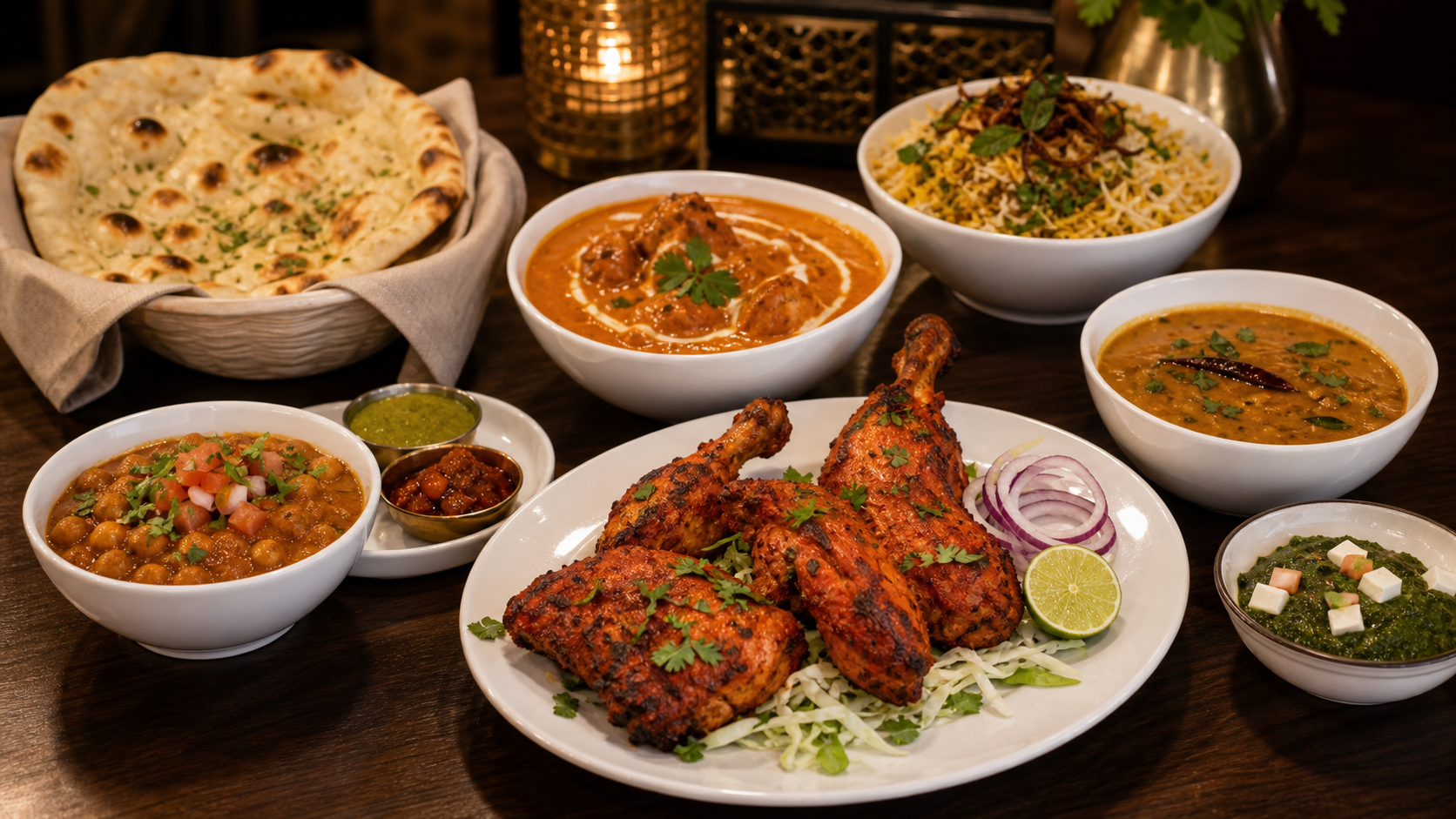 Sundara Indian cuisine with tandoori dishes, curries, rice, and breads